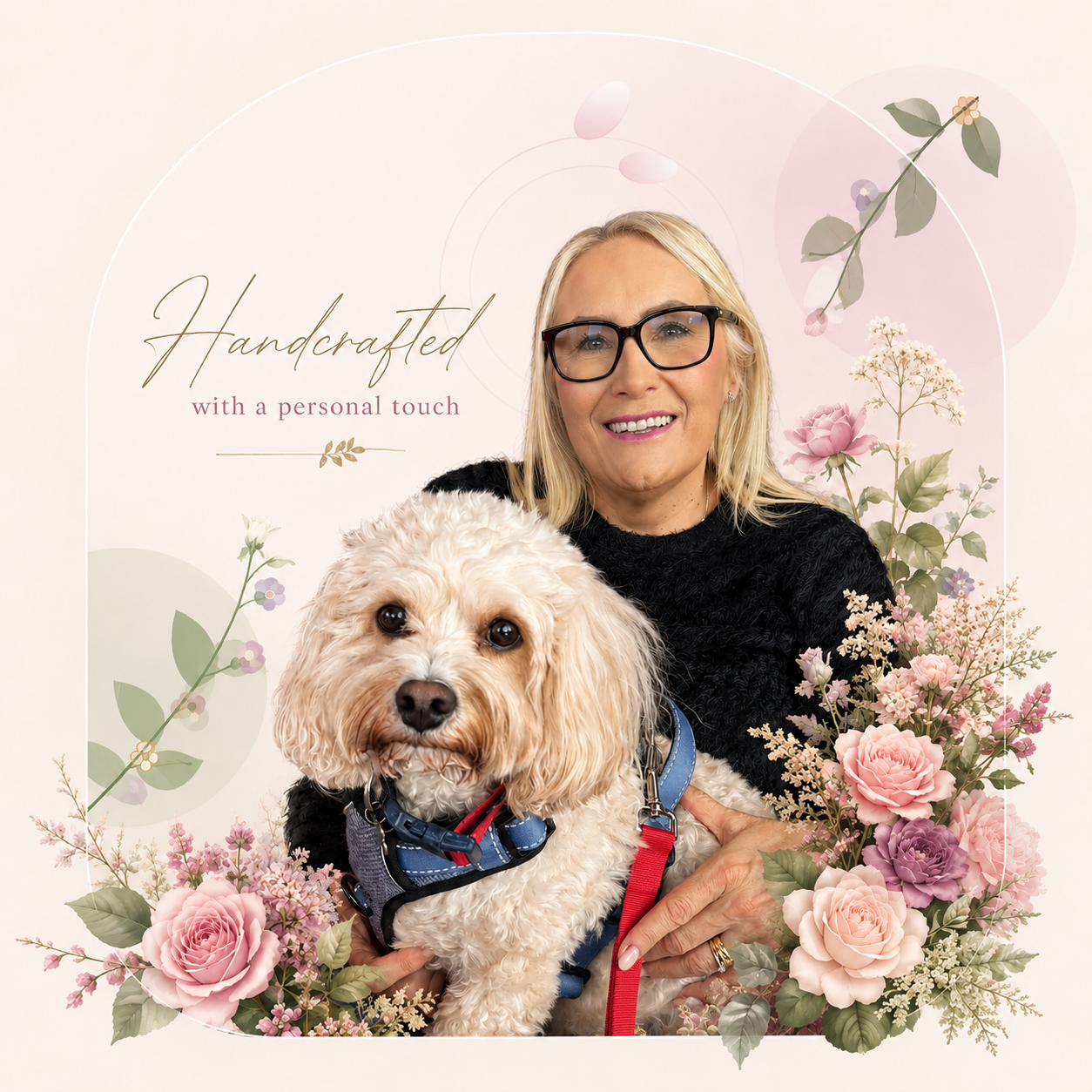Handcrafted with a personal touch — Julia with her fluffy companion